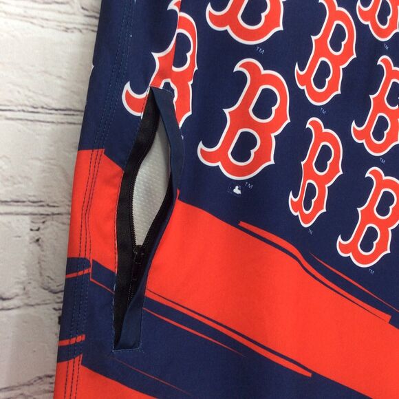 MLB Boston Red Sox Board Shorts Men's Sz 40 Athleisure Baseball Logo Print Beach - Picture 8 of 9